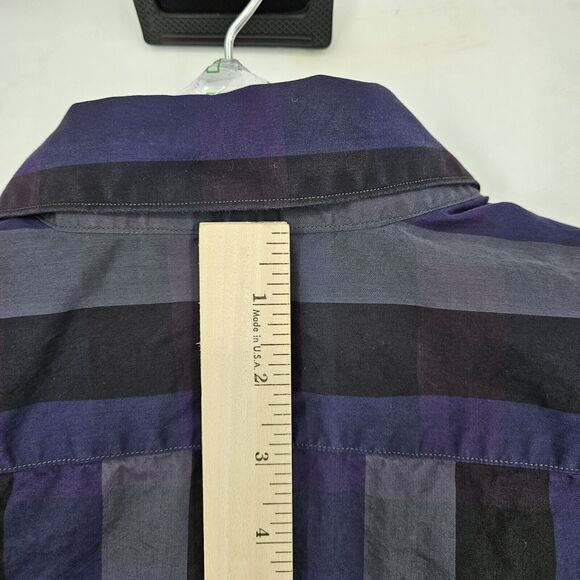 Paul Smith The Byard Shirt Mens 17 43 Checkered Button Up Long Sleeve Italy - Picture 6 of 13
